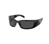 Prada Femme PR A14S 1AB5S0 Lunettes de soleil Acétate Noir Gris Papillon Normale