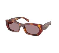 Prada Femme PR B05S 22A20I Lunettes de soleil Acétate Tortue Marron Pillow Normale