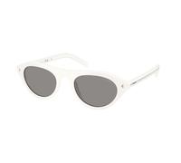 Prada Femme PR B15S 17K80R Lunettes de soleil Acétate Blanc Gris Géométrique Normale