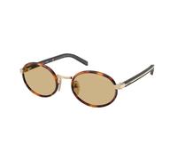Prada Femme PR B56S 21E10R Lunettes de soleil Acier Tortue Marron Ronde Normale