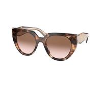 Prada Femme Prada PR 14WS 01R0A6 Lunettes de soleil Acétate Tortue Marron Cat Eye Normale Ombré