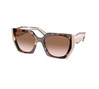 Prada Femme PR 15WS 01R0A6 Lunettes de soleil Acétate Tortue Marron Carré Normale Ombré