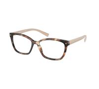 Prada Femme Prada PR 15ZV 07R1O1 Montures optiques Acétate Marron Carré Normale