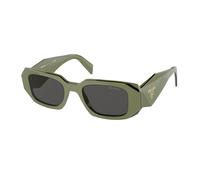 Prada Femme Prada PR 17WS 13N5S0 Lunettes de soleil Acétate Vert Gris Carré Normale
