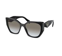 Prada Femme Prada PR 19ZS 1AB0A7 Lunettes de soleil Acétate Noir Gris Pillow Normale Ombré