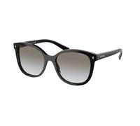Prada Femme Prada PR 22ZS 1AB0A7 Lunettes de soleil Acétate Noir Gris Carré Normale Ombré