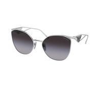 Prada Femme Prada PR 50ZS 1BC09S Lunettes de soleil Métal Argent Gris Géométrique Normale Ombré