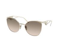 Prada Femme Prada PR 50ZS ZVN3D0 Lunettes de soleil Métal Or Marron Géométrique Normale Ombré