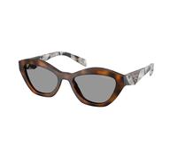Prada Femme Sunglass PR A02S - Couleur du Monture: Genévrier écaille de tortue, Couleur de Lentille: Gris