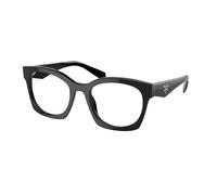 Prada Femme Prada PR A05V 16K1O1 Montures optiques Acétate Noir Transparent Géométrique Normale