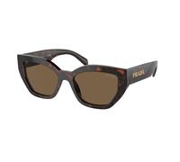 Prada Femme Prada PR A09S 16N5Y1 Lunettes de soleil Acétate Marron Marron Papillon Normale