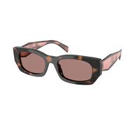 Prada Femme Prada PR B05S 23A60B Lunettes de soleil Acétate Tortue Marron Pillow Normale