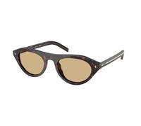 Prada Femme PR B15S 17N70R Lunettes de soleil Acétate Tortue Marron Géométrique Normale