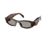 Prada Femme Prada PR B16S 20D50Q Lunettes de soleil Acétate Havane Gris Ronde Normale