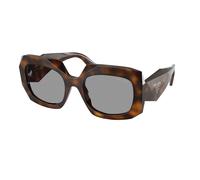 Prada Femme Prada PR B23S 20D50Q Lunettes de soleil Acétate Havane Gris Carré Normale