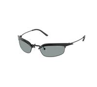 Prada Femme Prada PR B50S 1AB3C2 Lunettes de soleil Métal Noir Gris Carré Normale