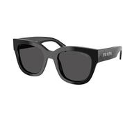 Prada Femme Prada PR C04S 16K08Z Lunettes de soleil Acétate Noir Gris Carré Normale