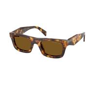 Prada Femme Prada PR C06S 14L10U Lunettes de soleil Acétate Tortue Marron Pillow Polarisé