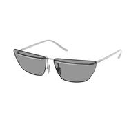 Prada Femme Prada PR C52S 1BC50Q Lunettes de soleil Métal Argent Gris Papillon Normale