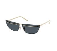 Prada Femme Prada PR C52S ZVN70B Lunettes de soleil Métal Or Gris Papillon Normale