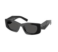 Prada Femme Prada PR D03SD 16K08Z Lunettes de soleil Acétate Noir Gris Carré Normale