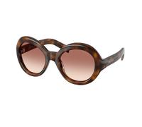 Prada Femme Prada PR D08SU 20D70X Lunettes de soleil Acétate Tortue Marron Ronde Normale Nuancé
