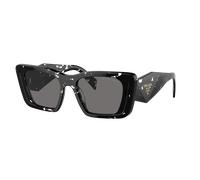Prada Femme Sunglass PR 08YS - Couleur du Monture: Noir cristal écaille de tortue, Couleur de Lentille: Gris foncé Polarisé