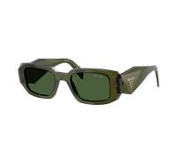 Prada Femme Sunglass PR 17WS - Couleur du Monture: Bouteille transparent, Couleur de Lentille: Vert foncé