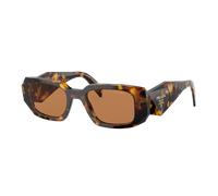 Prada Femme Sunglass PR 17WS - Couleur du Monture: Écaille de tortue Miel, Couleur de Lentille: Marron foncé