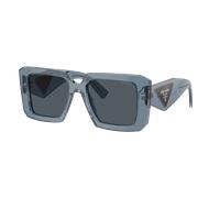 Prada Femme Sunglass PR 23YS - Couleur du Monture: Graphite transparent, Couleur de Lentille: Gris foncé
