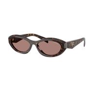 Prada Femme Sunglass PR 26ZS - Couleur du Monture: Écaille de tortue racine, Couleur de Lentille: Marron clair