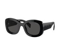 Prada Femme Sunglass PR A13S - Couleur du Monture: Noir, Couleur de Lentille: Gris foncé
