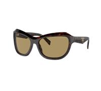 Prada Femme Sunglass PR A27S - Couleur du Monture: Radica écaille de tortue, Couleur de Lentille: Vert Olive