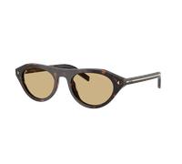 Prada Femme Sunglass PR B15S - Couleur du Monture: Écaille de tortue racine, Couleur de Lentille: Marron clair