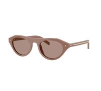 Prada Femme Sunglass PR B15S - Couleur du Monture: Pecan, Couleur de Lentille: Brun