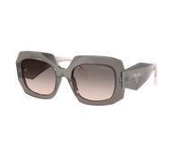 Prada Femme Sunglass PR B23S - Couleur du Monture: Gris, Couleur de Lentille: Gris dégradé Rose