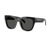 Prada Femme Sunglass PR C04S - Couleur du Monture: Noir, Couleur de Lentille: Gris foncé