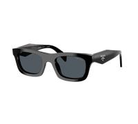 Prada Femme Sunglass PR C06S - Couleur du Monture: Noir, Couleur de Lentille: Gris foncé