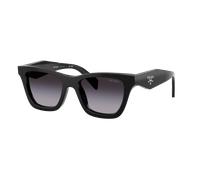 Prada Femme Sunglass PR C07S - Couleur du Monture: Noir, Couleur de Lentille: Dégradé Gris