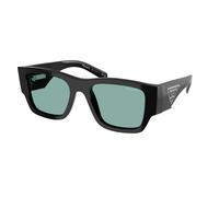 Prada Homme PR 10ZS 16K40K Lunettes de soleil Acétate Noir Vert Pillow Normale