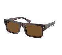 Prada Homme PR A10S 17N01D Lunettes de soleil Acétate Tortue Marron Carré Polarisé