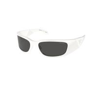 Prada homme PR A19S 1425S0 Des lunettes de soleil Acétate Blanc Gris Papillon Normale