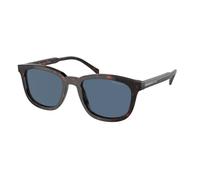 Prada Homme PR A21S 17N06A Lunettes de soleil Acétate Tortue Bleu Pillow Normale