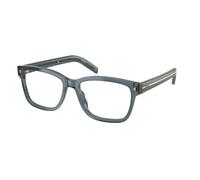 Prada Homme PR B10V 17T1O1 Montures optiques Acétate Bleu Transparent Carré Normale