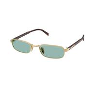 Prada Homme PR B54S 5AK40K Lunettes de soleil Métal Or Vert Carré Normale