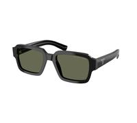 Prada Homme Prada PR 02ZS 1AB03R Lunettes de soleil Acétate Noir Vert Carré Polarisé