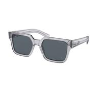 Prada Homme Prada PR 03ZS U430A9 Lunettes de soleil Acétate Gris Bleu Pillow Normale
