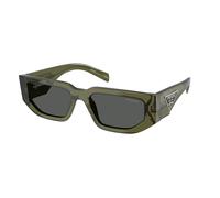 Prada Homme Prada PR 09ZS 25A40L Lunettes de soleil Acétate Vert Gris Carré Normale