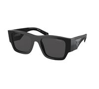 Prada Homme Prada PR 10ZS 1AB5S0 Lunettes de soleil Acétate Noir Gris Pillow Normale