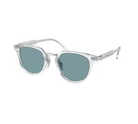 Prada Homme Prada PR 17YS 2AZ04D Lunettes de soleil Acétate Transparent Vert Pantos Polarisé